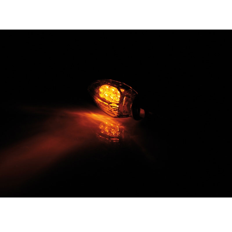 Highsider Smart Drop LED Motorradblinker schwarz