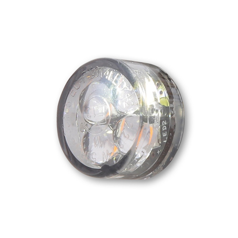 Motorradblinker Highsider Smart Module Sixteen LED 2in1 rauchgrau