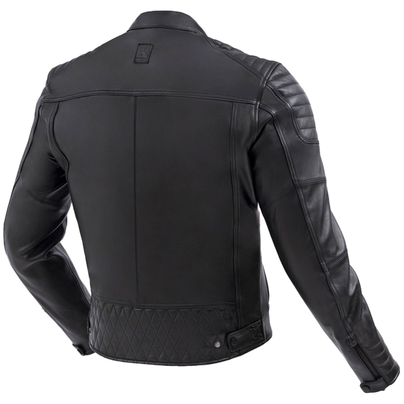 Leder-Motorradjacke Rebelhorn Hunter II schwarz