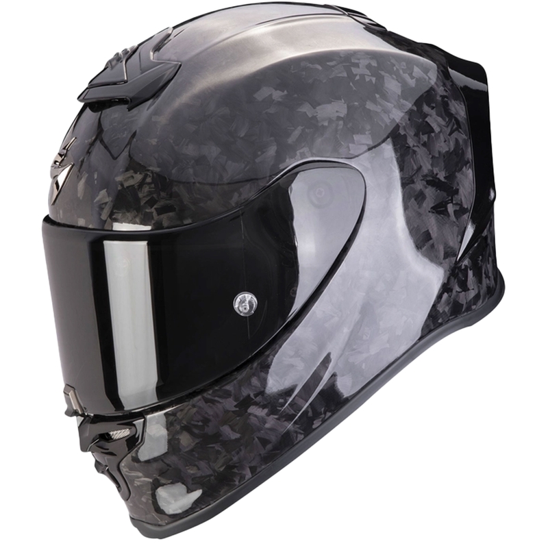 Scorpion EXO-R1 EVO Carbon Air Onyx Integralhelm für Motorräder, Schwarz