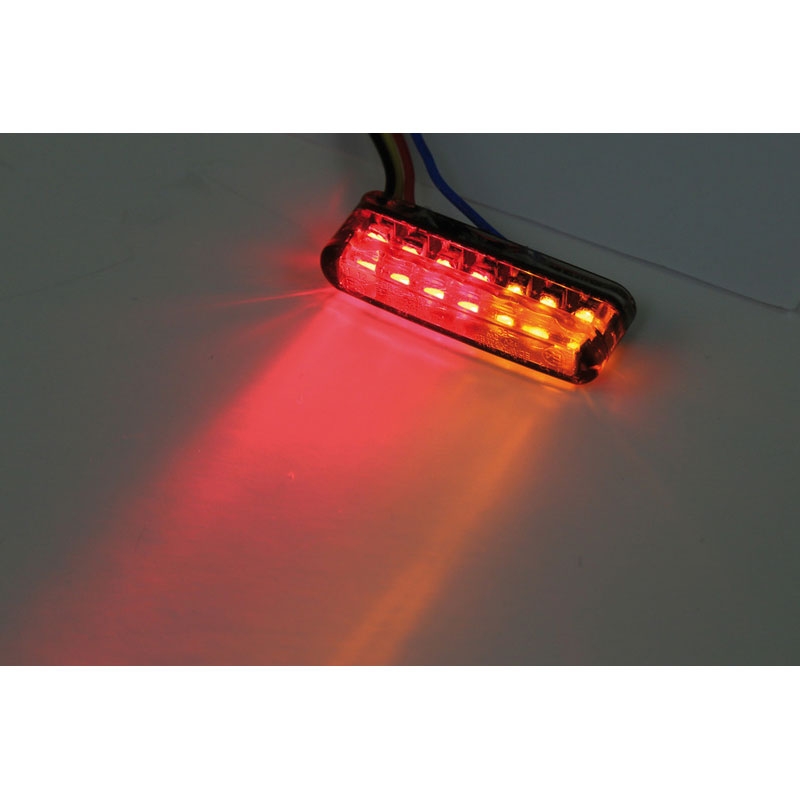 Motorradblinker Highsider Smart Shorty LED 3in1 schwarz