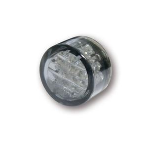 Highsider Smart Pin LED Motorrad Rücklicht, rauchgrau