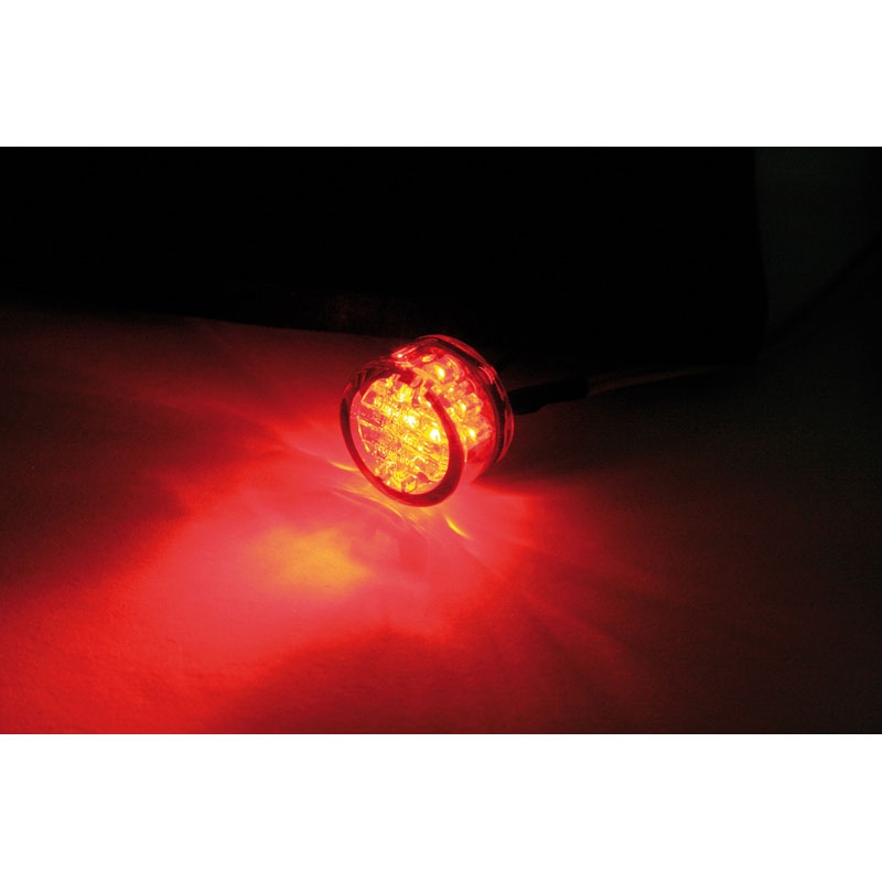 Highsider Smart Pin LED Motorrad Rücklicht rot