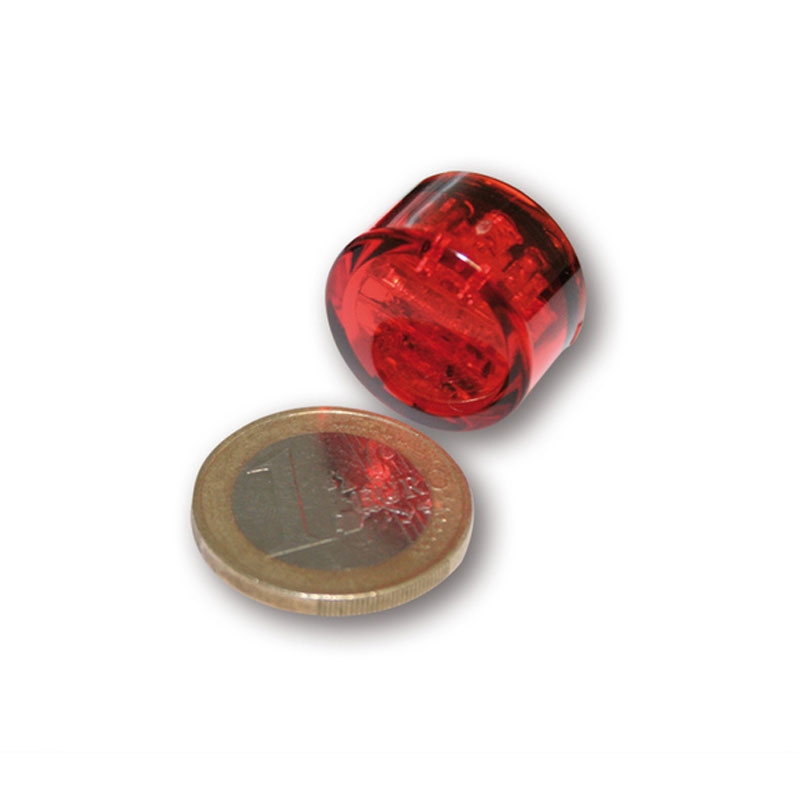 Highsider Smart Pin LED Motorrad Rücklicht rot
