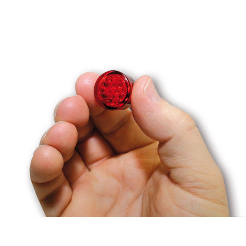 Highsider Smart Pin LED Motorrad Rücklicht rot