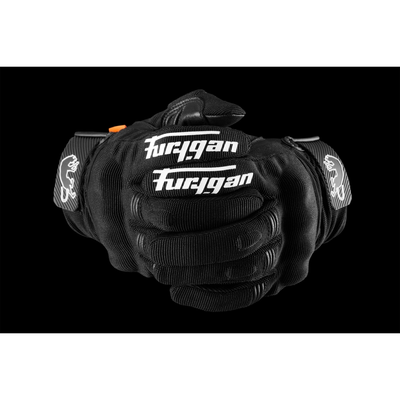 Furygan Jet Lady D3O® Evo Damen Motorradhandschuhe schwarz-weiß