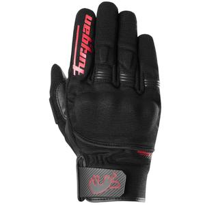 Furygan Jet D3O Evo Motorradhandschuhe schwarz-rot