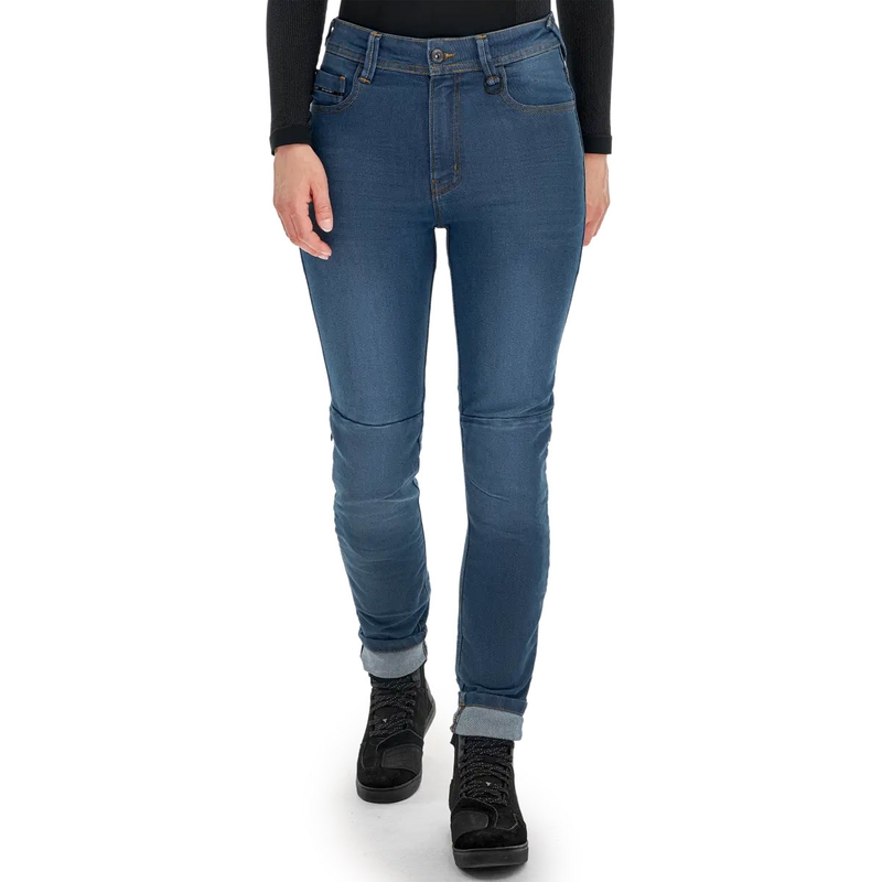 Damen Motorradjeans Shima Ridge blau