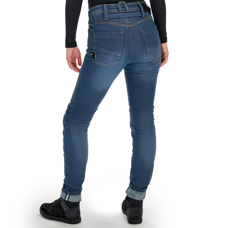 Damen Motorradjeans Shima Ridge blau