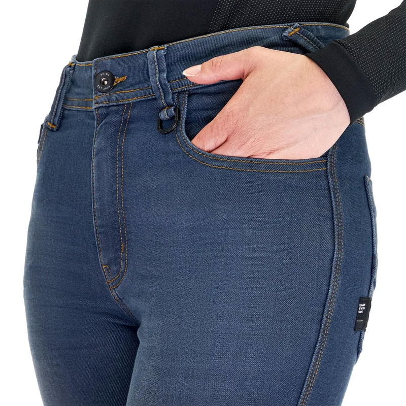 Damen Motorradjeans Shima Ridge blau