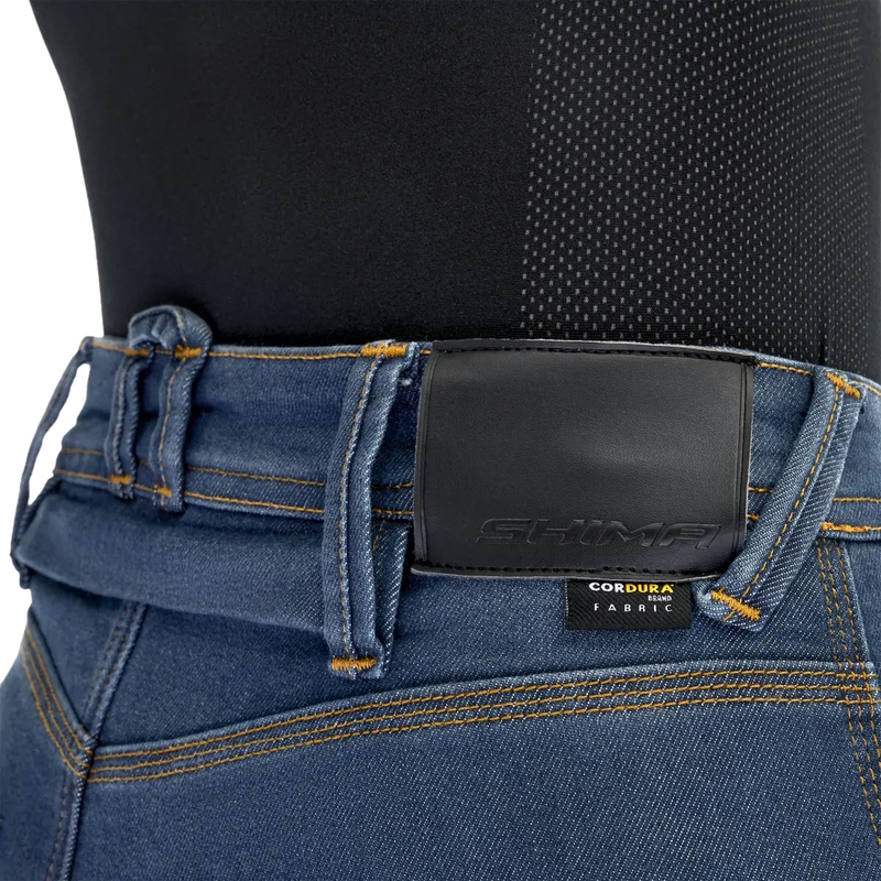 Damen Motorradjeans Shima Ridge blau