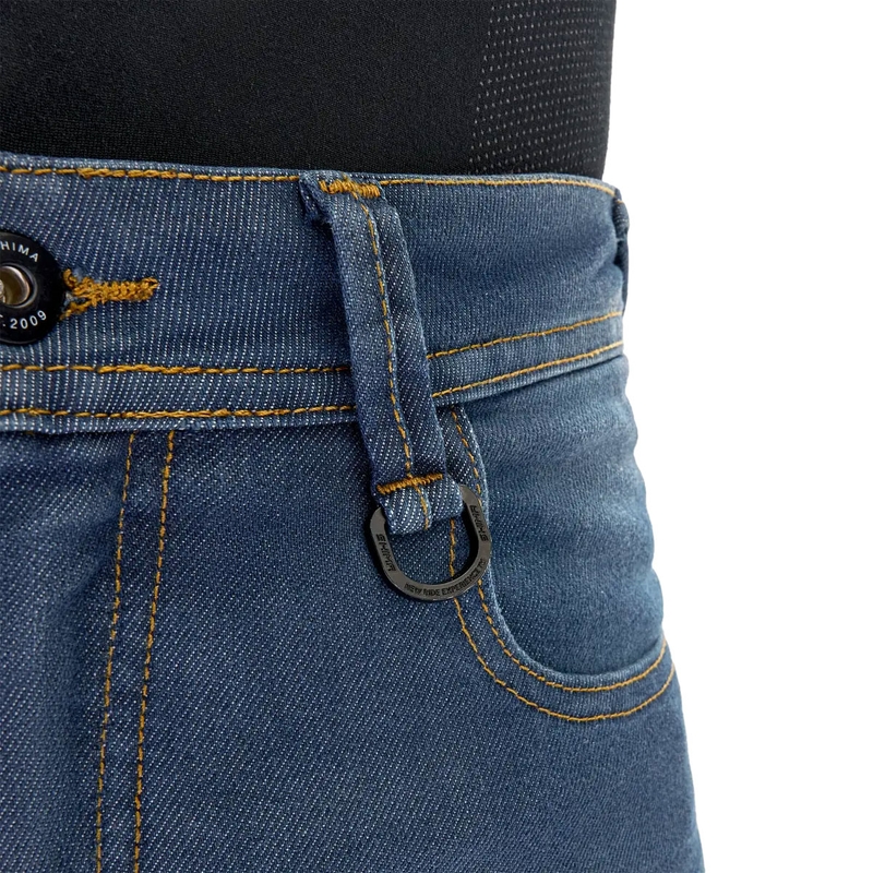 Damen Motorradjeans Shima Ridge blau