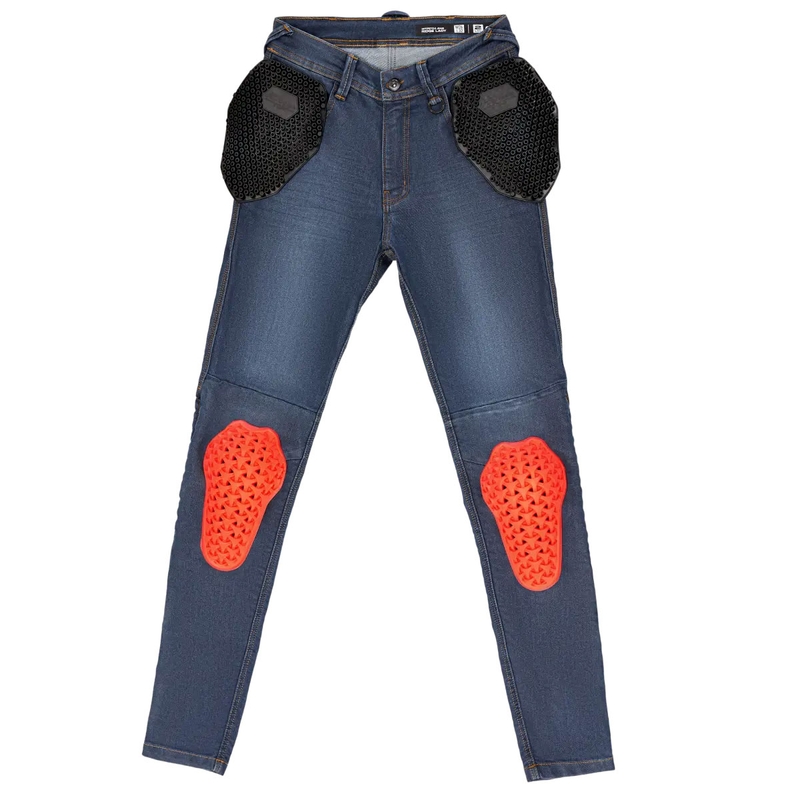 Damen Motorradjeans Shima Ridge blau