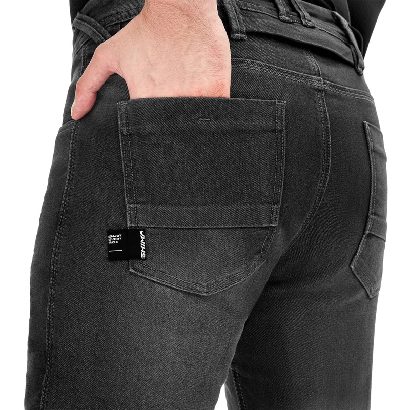 Shima Ridge Motorradjeans schwarz