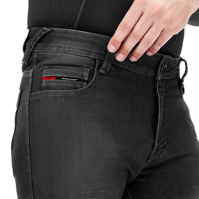 Shima Ridge erweiterte Motorradjeans schwarz