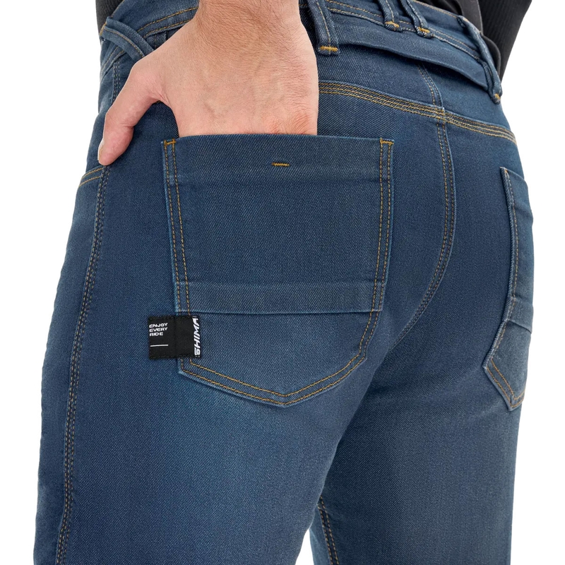 Shima Ridge Blaue Motorradjeans