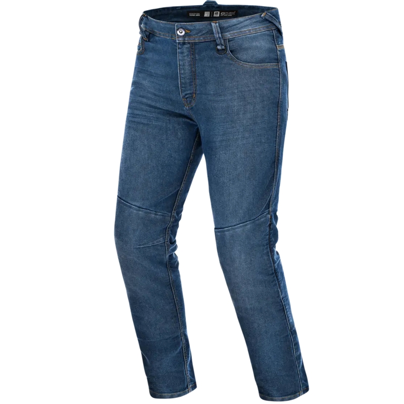Shima Ridge Extended Biker Jeans Blau