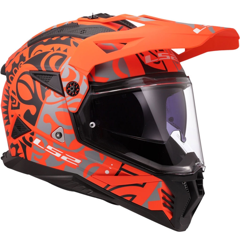 Enduro-Motorradhelm LS2 MX702 Pioneer II Rangi orange