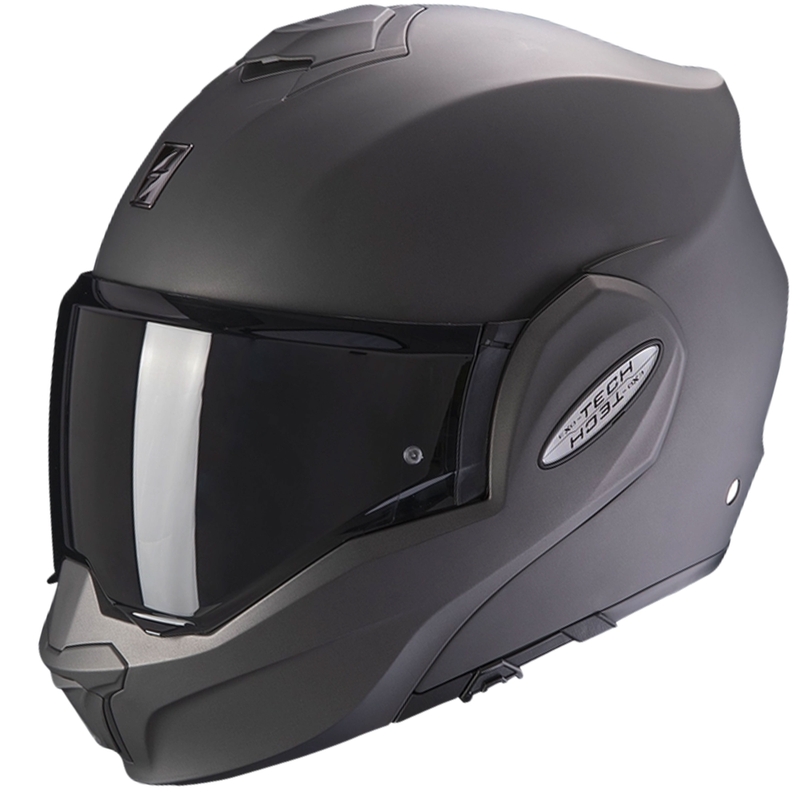 Klappbarer Motorradhelm Scorpion EXO-TECH EVO Solid matt anthrazit