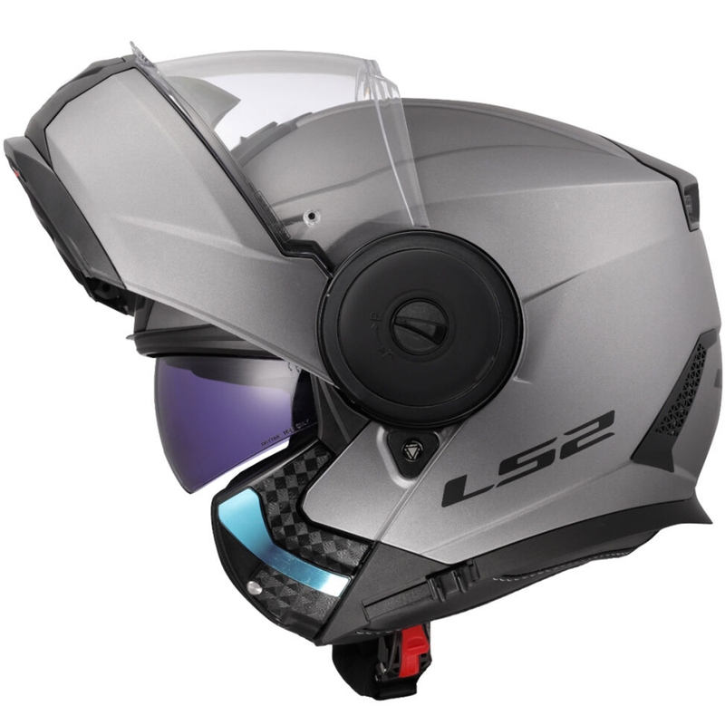 Klapphelm Motorrad LS2 FF902 Scope II Solid matt titanium