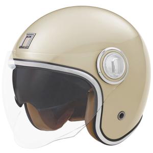 NOX PREMIUM Heritage offener Motorradhelm cremeweiß