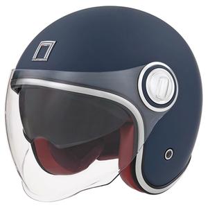 Offener Motorradhelm NOX PREMIUM Heritage blau