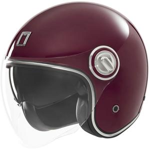 Offener Motorradhelm NOX PREMIUM Heritage bordeaux