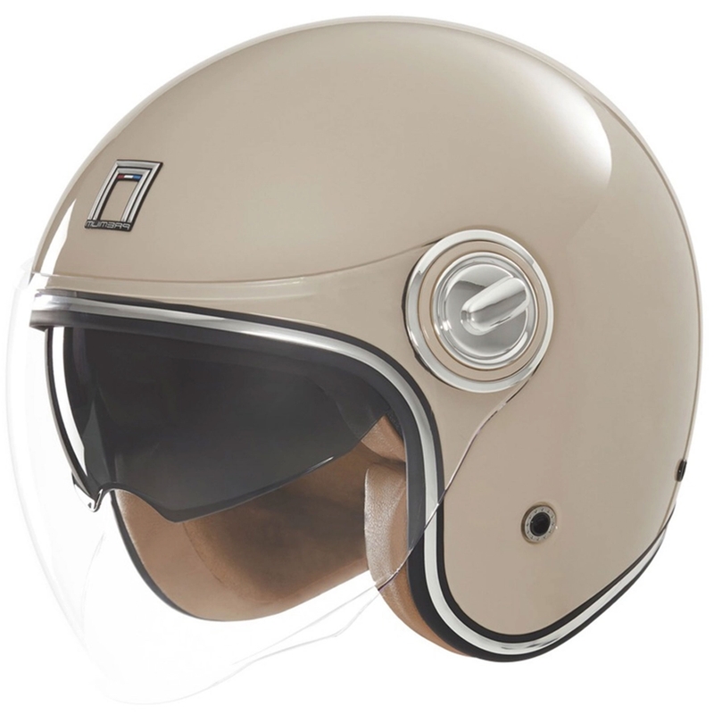 Offener Motorradhelm Nox Premium Heritage beige