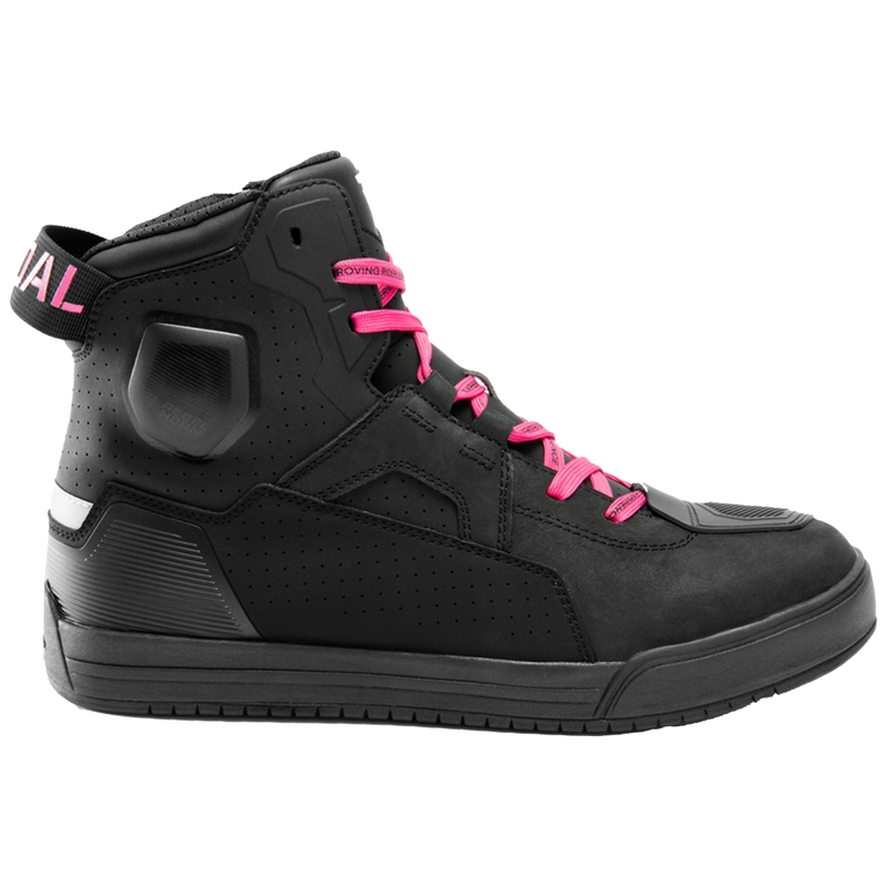 Damen-Motorradstiefel Rebelhorn Vandal II schwarz-pink