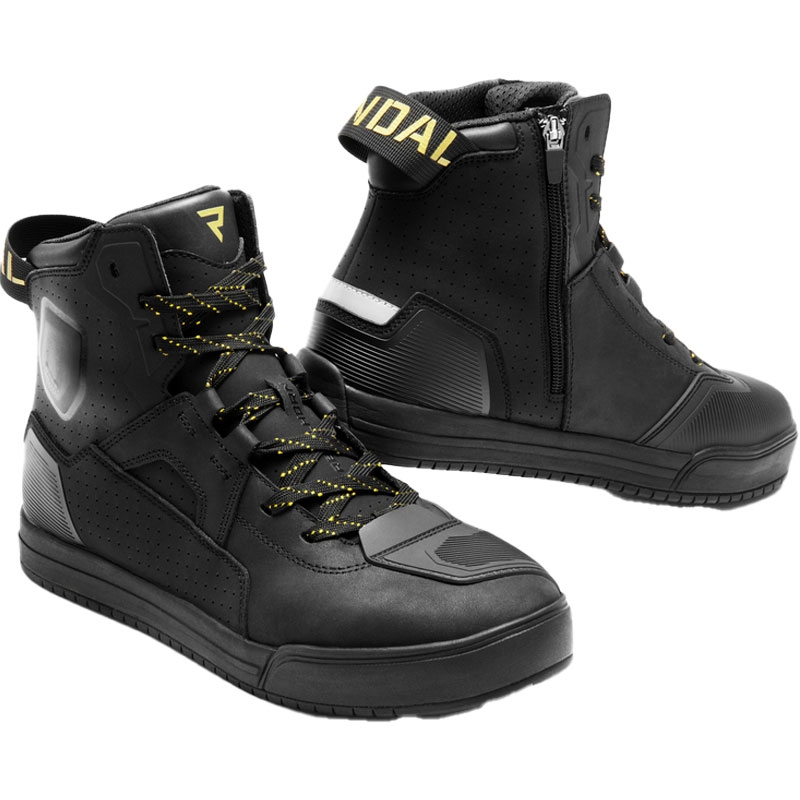 Rebelhorn Vandal II Damen-Motorradstiefel schwarz-gold