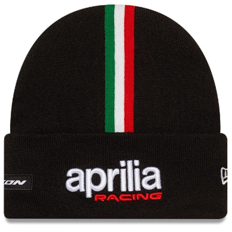 Mütze Team Wide Cuff Beanie Aprilia schwarz