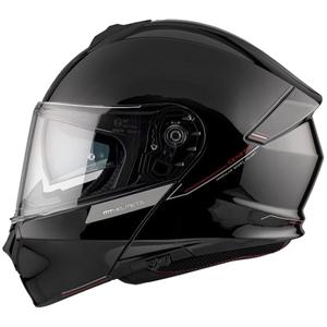 Klappbarer Motorradhelm MT Genesis SV Solid A1 schwarz glänzend