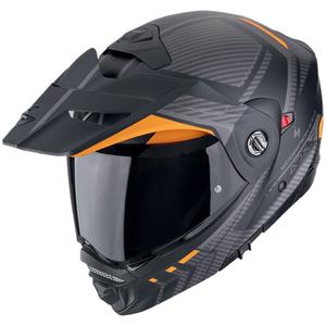 Klappbarer Motorradhelm Scorpion ADX-2 LEWIS mattschwarz-orange