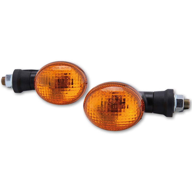Highsider Smart Mini Motorradblinker schwarz-orange