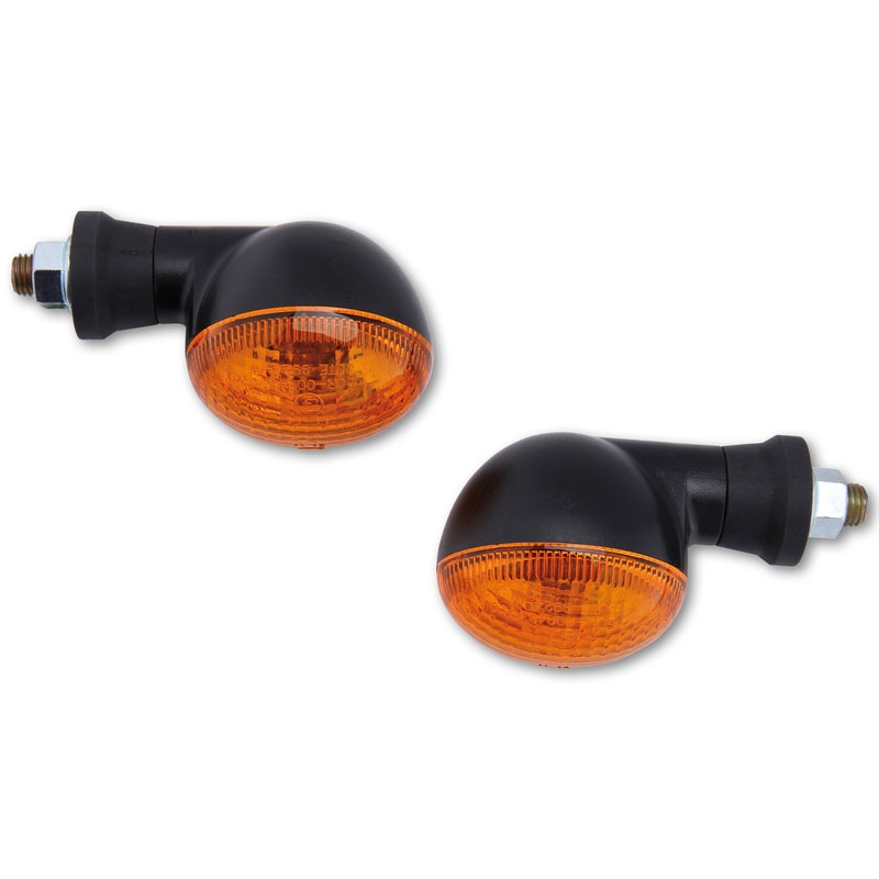 Highsider Smart Mini Motorradblinker schwarz-orange