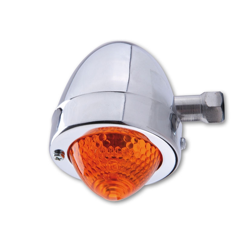 Highsider Smart Bullet Pike Motorradblinker chrom