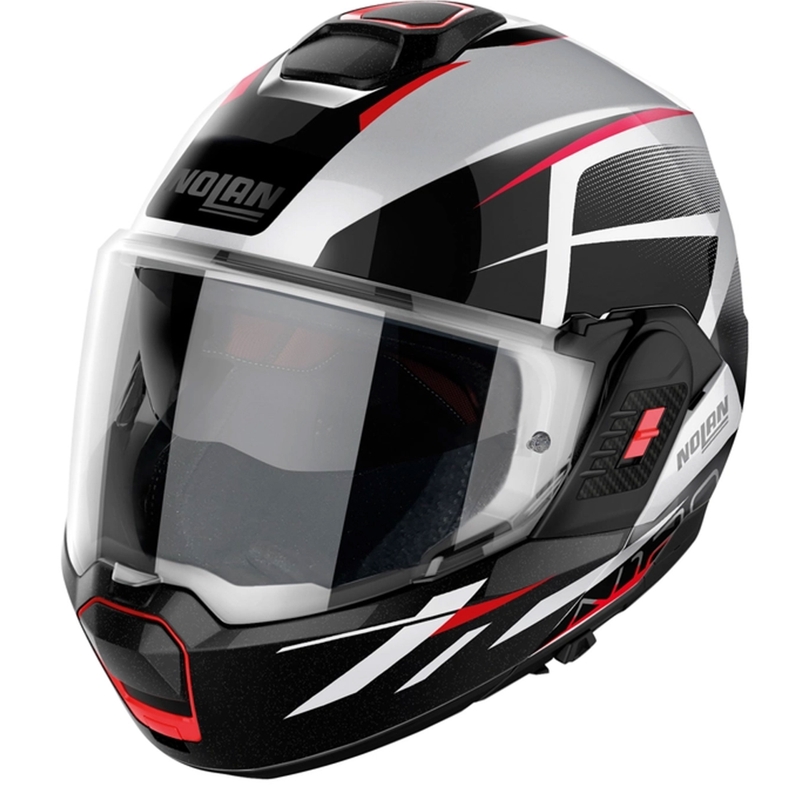 Klapphelm Nolan N120-1 Nightlife N-com 27 weiß