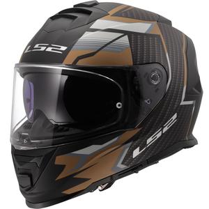 LS2 FF800 Storm II Tracker Integralhelm Motorrad schwarz-gold