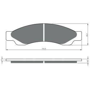 Bremsbeläge GOLDFREN 441 S33 STREET FRONT
