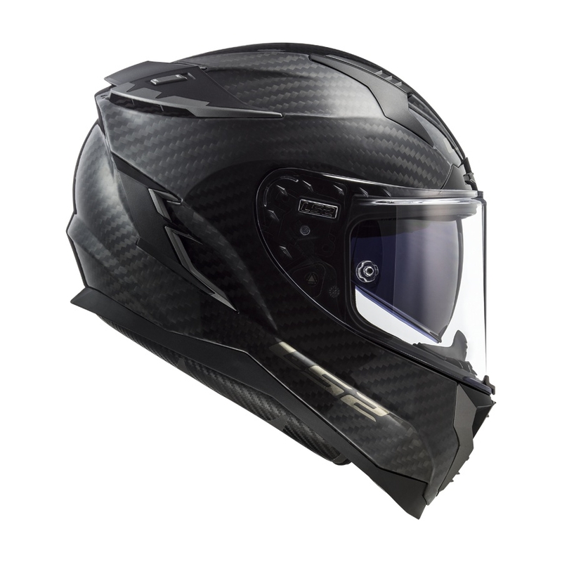 Integral Motorradhelm LS2 FF327 Challenger C Solid Carbon Ausverkauf