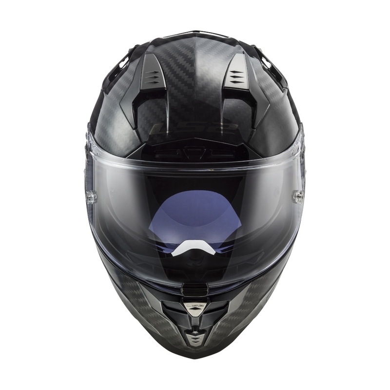 Integral Motorradhelm LS2 FF327 Challenger C Solid Carbon Ausverkauf