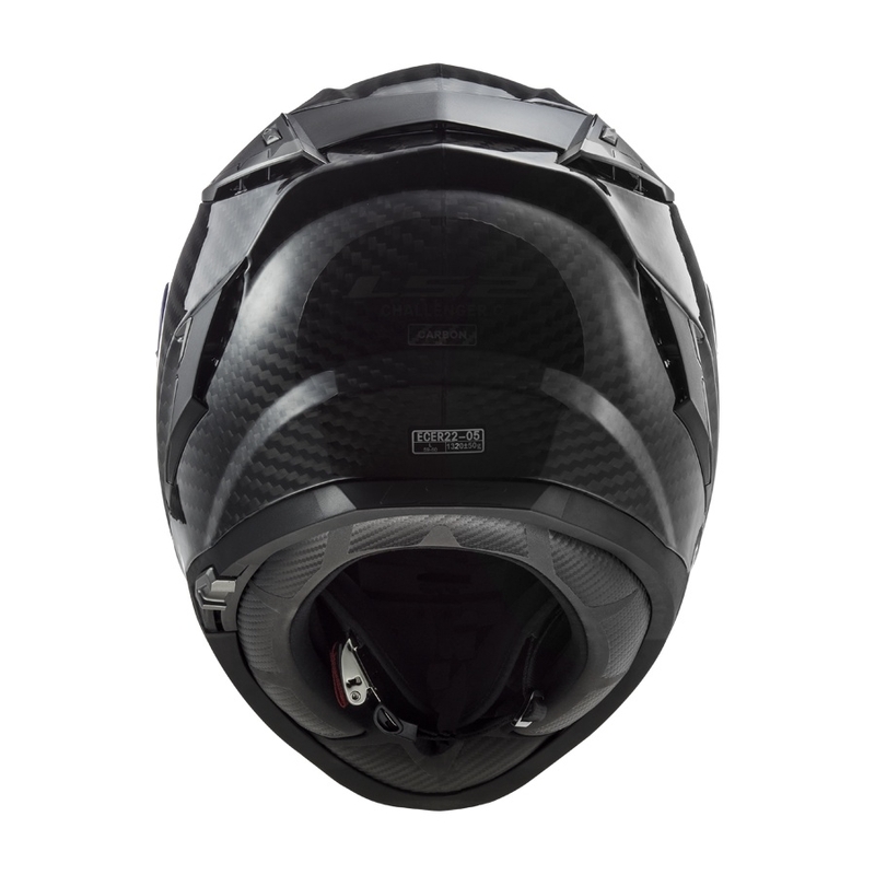 Integral Motorradhelm LS2 FF327 Challenger C Solid Carbon Ausverkauf