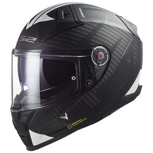 Integralhelm Motorrad LS2 FF811 Vector II Splitter weiß-schwarz
