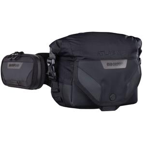 Oxford Atlas W-3 Gürteltasche mit Zusatztasche, schwarz, 3,8 l