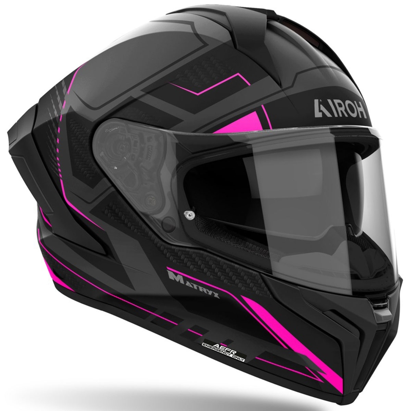Airoh MATRYX Rocket Integralhelm für Motorradfahrer mattrosa