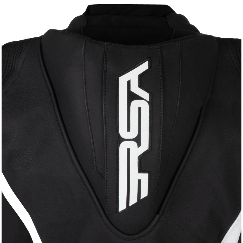 RSA Imola 2.1 schwarz-weißer Motorrad-Lederoverall