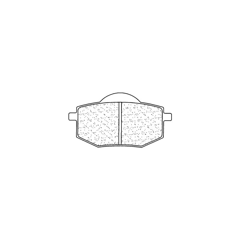 Bremsbeläge CL BRAKES S4 für YAMAHA XV 250 Virago 1991-1992, YAMAHA XV 535 Virago 1988-1994