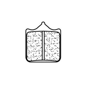 Bremsbeläge CL BRAKES 1207 C60 (C59) (4 Stück im Satz)