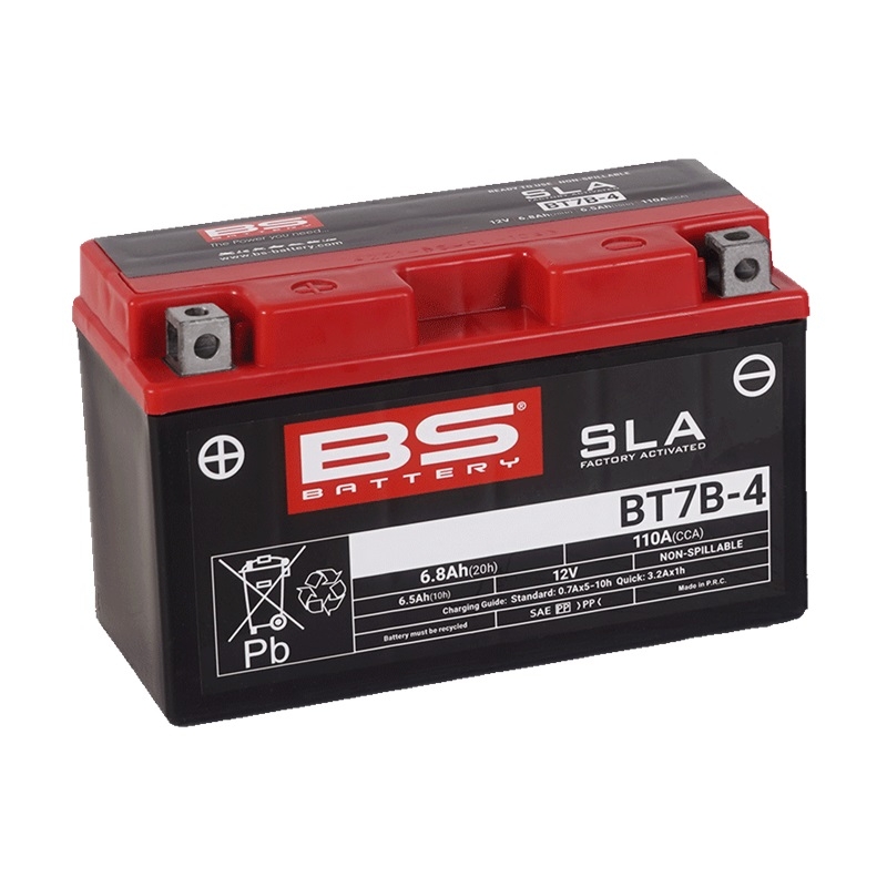 Werkaktivierte Motorradbatterie BS-BATTERY