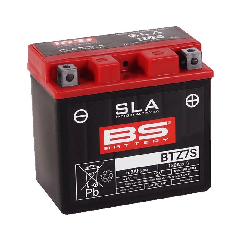 Werkaktivierte Motorradbatterie BS-BATTERY SLA